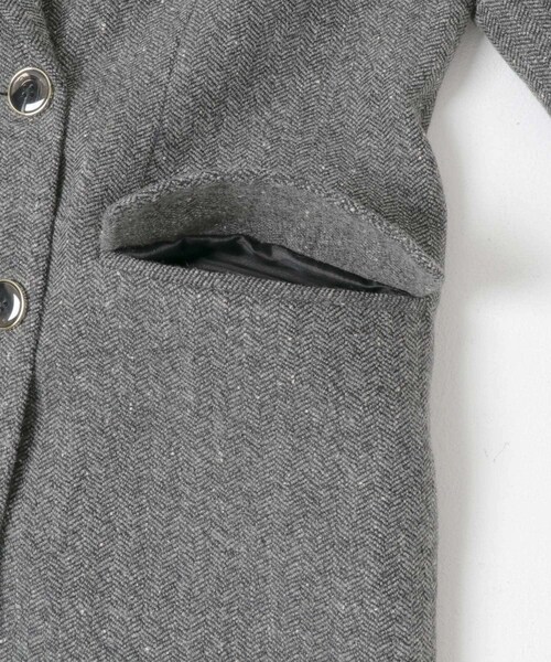 URBAN RESEARCH ROSSO（アーバンリサーチロッソ）の「F by ROSSO　ヘリンボンネップツイードジャケット（テーラードジャケット・レディース・BEIGE/GRAY・Free）」の12枚目の写真