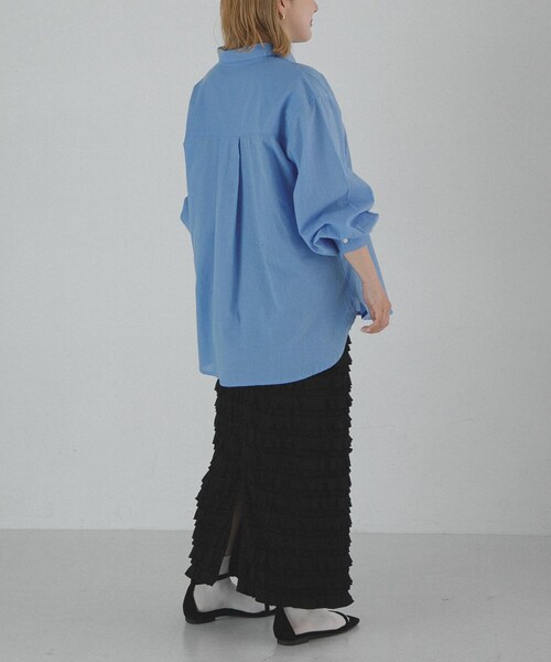 URBAN RESEARCH Sonny Label（アーバンリサーチサニーレーベル）の「『WEB限定』カットフリルナロースカート（スカート・レディース・ブラック・S/M/L/TALL）」の18枚目の写真