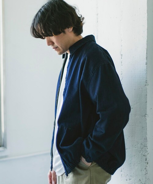 URBAN RESEARCH DOORS(アーバンリサーチドアーズ)の「Denim Zip Blouson(デニムジャケット・メンズ・INDIGO/ONE WASH・M/L/XL)」の18枚目の写真