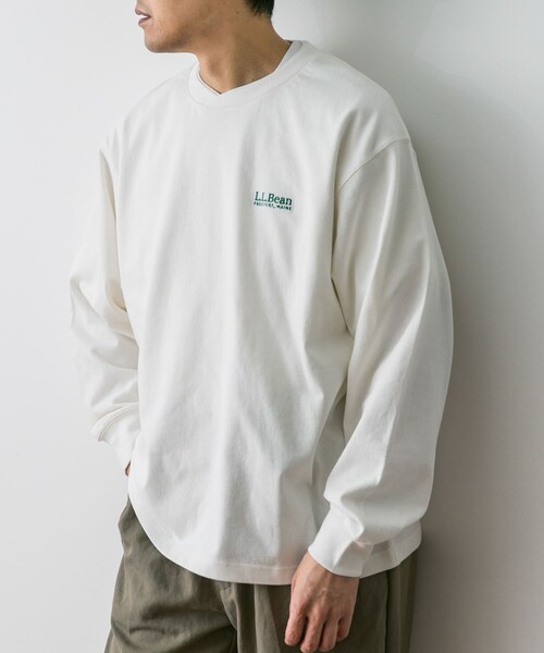 URBAN RESEARCH DOORS(アーバンリサーチドアーズ)の「L.L.Bean Union Long-Sleeve T-Shirts(Tシャツ/カットソー・メンズ・yellow/white/birch/green/fade navy・M/L/XL)」の7枚目の写真