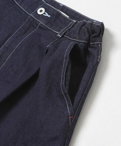 THE GOODLAND MARKET(ザグッドランドマーケット)の「cwtch ORGANIC DENIM WIDEPANTS(デニムパンツ・レディース・ONE WASH・1/2)」の5枚目の写真