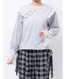 merry jenny | レースカフスブラウス(シャツ/ブラウス)