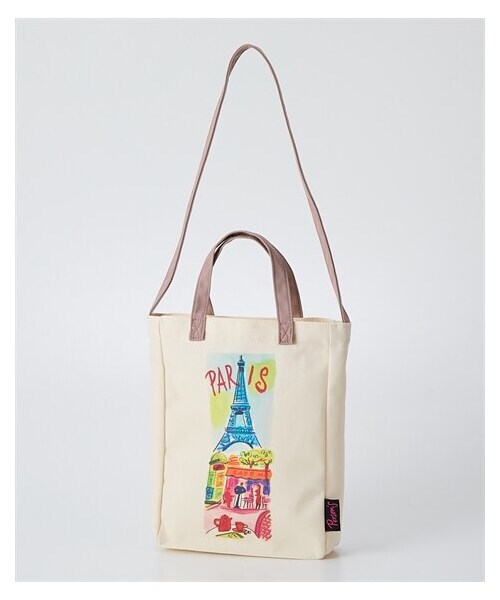 nissen（ニッセン）の「PERSONS'S（パーソンズ） シンプルキャンバス2WAYショルダーバッグ（ショルダーバッグ・メンズ・PINK/BEIGE/GREY・Y）」の4枚目の写真