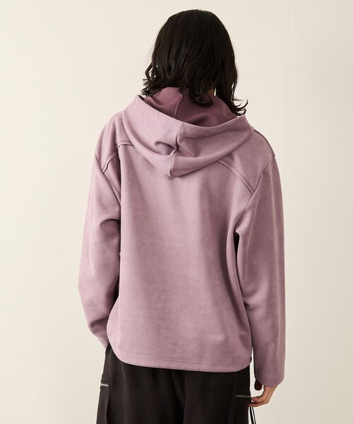 JUNRED(ジュンレッド)の「スエードタッチカットオフプルオーバー(パーカー・メンズ・チャコール/パープル・L/M/S)」の20枚目の写真