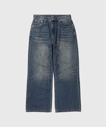 ADAM ET ROPE' | 【CODA/コーダ】INDIGO VINTAGE WASHED DISTRESSED BREAK CUT FLARED JEANS(デニムパンツ)