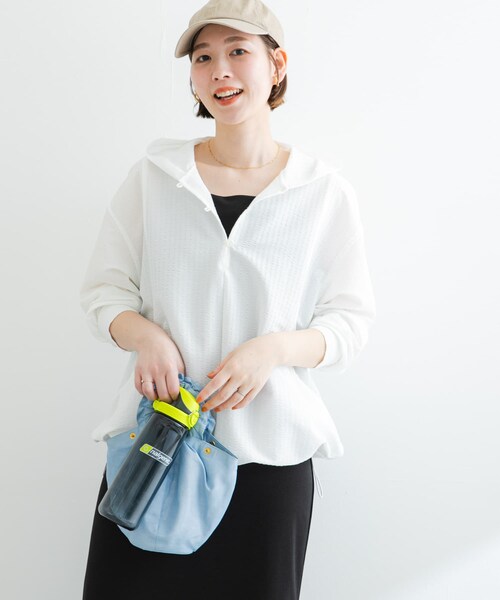 URBAN RESEARCH ROSSO（アーバンリサーチロッソ）の「F by ROSSO　サッカーストレッチアノラック（テーラードジャケット・レディース・CHECK/WHITE/YELLOW・FREE）」の5枚目の写真