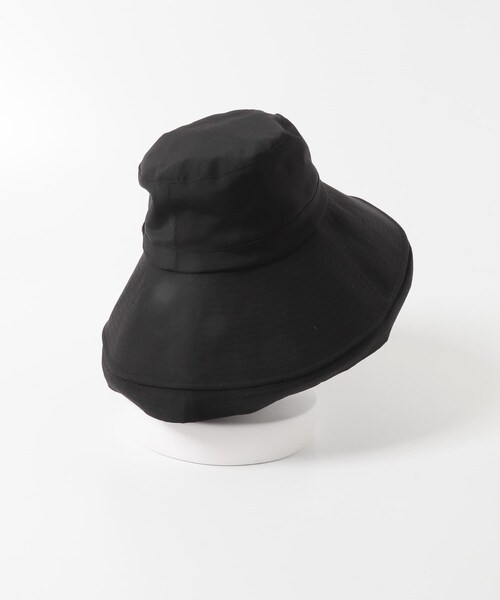 RODE SKO（ロデスコ）の「洗える畳める撥水日よけハット（ハット・レディース・BLACK/BROWN・Free）」の8枚目の写真