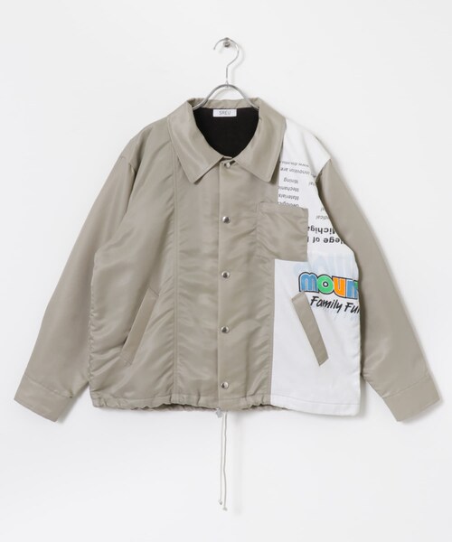 THE GOODLAND MARKET（ザグッドランドマーケット）の「SREU　Coach jacket（ブルゾン・レディース・GRAY1/BLACK1・M）」の11枚目の写真