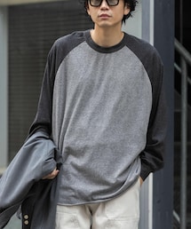 FORK&SPOON | FORK&SPOON　ベースボールロングスリーブTシャツ(Tシャツ/カットソー)