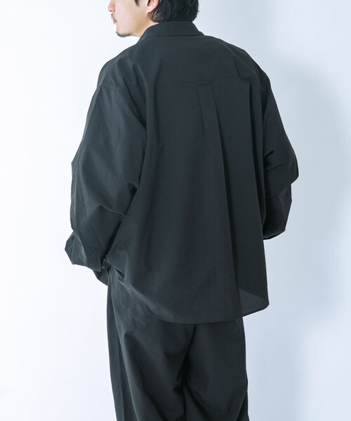 EKAL(エカル)の「『吸水速乾/通気性/軽量』DOT AIR LONG-SLEEVE SHIRTS(シャツ/ブラウス・メンズ・ネイビー/ブラウン/ブラック・M/L)」の14枚目の写真