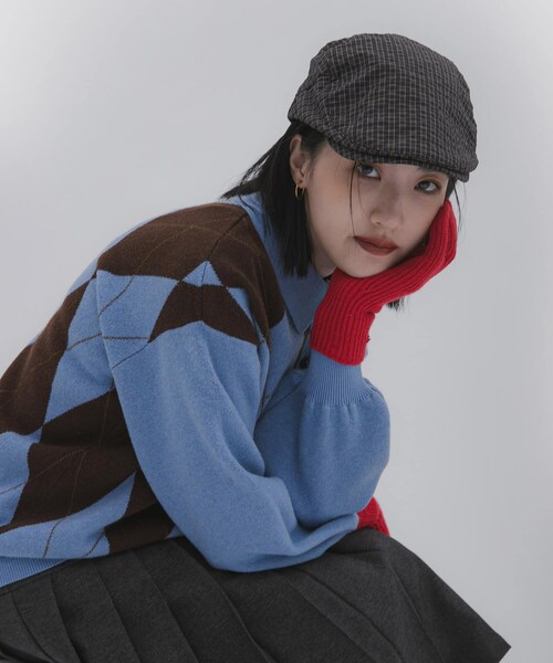 SENSE OF PLACE by URBAN RESEARCH（センスオブプレイスバイアーバンリサーチ）の「モチモチニットグローブ（ベルト・レディース・CHARCOAL/RED/GRAY・one）」の16枚目の写真