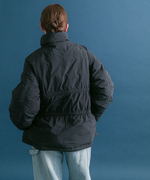 KBF(ケイビーエフ)の「フロントリボン中綿ジャケット(その他アウター・レディース・BLACK/KHAKI/BORDEAUX/IVORY・one)」の16枚目の写真