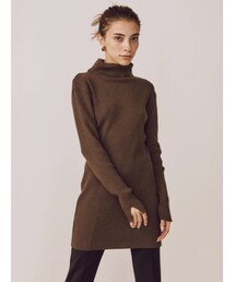 EVRIS | BASICリブタートルニットワンピース(ワンピース)