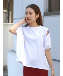 Ungrid | ショルダースリットルーズTee(Tシャツ/カットソー)