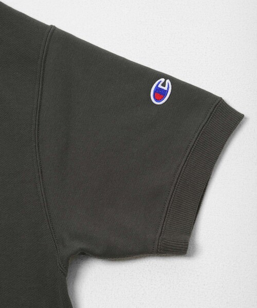 URBAN RESEARCH Sonny Label（アーバンリサーチサニーレーベル）の「CHAMPION　SHORT SLEEVE SWEAT（スウェット・レディース・055BLACK/070GRAY/810OATMEAL・M）」の6枚目の写真