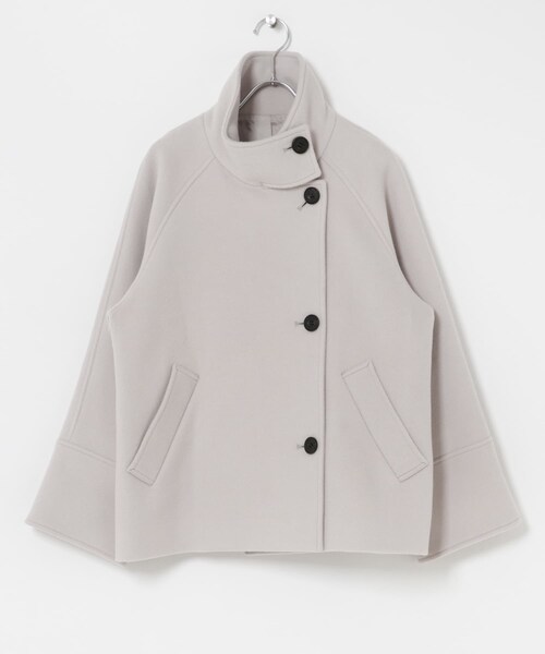 URBAN RESEARCH ROSSO（アーバンリサーチロッソ）の「スーパー140シャルム2WAYカラーコート（テーラードジャケット・レディース・L/GREIGE/MOCHA/CHARCOAL・FREE）」の11枚目の写真