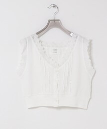 URBAN RESEARCH | crinkle crinkle crinkle WAFFLE FRILL VEST(ベスト)
