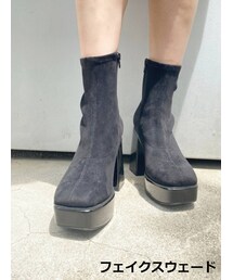EVRIS | スリムチャンキーブーツ(ブーツ)