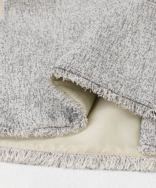 CHIGNON　ツイードショートベスト