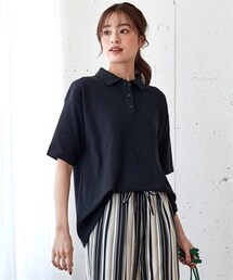 nissen | 吸汗速乾・ＵＶカットカノコ５分袖ポロシャツ＜大きいサイズ有＞(ポロシャツ)