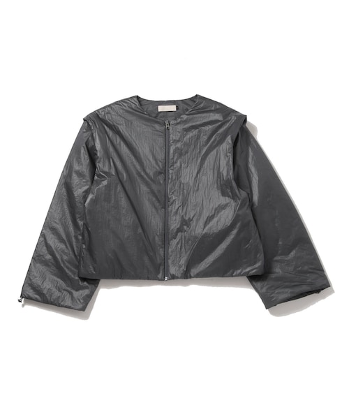 ADAM ET ROPE'（アダムエロペ）の「【AMOMENTO/アモーメント】MENS DETACHABLE SLEEVE JUMPER（その他アウター・メンズ・ライトグレー/ネイビー・L/M）」の3枚目の写真