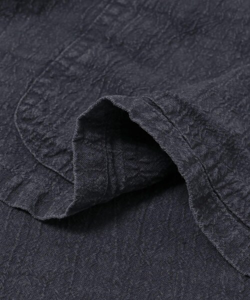 URBAN RESEARCH（アーバンリサーチ）の「HERILL　Linen P41 CoverallJacket（カバーオール・メンズ・Natural/Navy・2/3）」の12枚目の写真