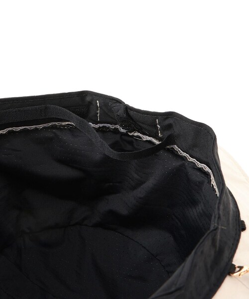 ADAM ET ROPE'（アダムエロペ）の「2WAYレイヤーハット / 撥水・UVケア・取り外し可（ハット・レディース・ブラック/ベージュ系・F）」の16枚目の写真