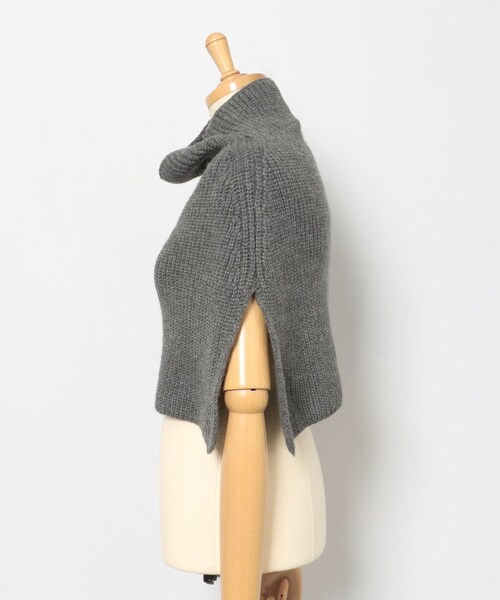 RODE SKO（ロデスコ）の「リブネックウォーマー（ネックウォーマー/スヌード・レディース・GRAY/BEIGE・one）」の15枚目の写真