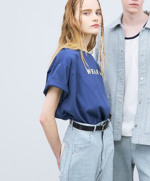 THE GOODLAND MARKET（ザグッドランドマーケット）の「ザ グッドランド マーケット　RINGER TEE（Tシャツ/カットソー・メンズ・WH×GR/YE×BR/BL×GR・1/2）」の13枚目の写真