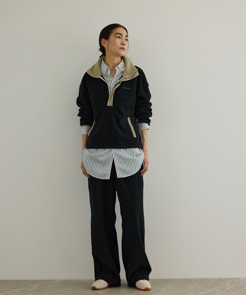 ADAM ET ROPE'(アダムエロペ)の「【Americana(アメリカーナ) for SALON】フリースプルオーバー(その他トップス・レディース・ベージュ系/ネイビー系・F)」の9枚目の写真