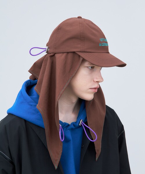 THE GOODLAND MARKET（ザグッドランドマーケット）の「THE GOODLAND MARKET　GOOD SUNSHADE CAPSET（キャップ・レディース・BLACK/BEIGE/BLUE/BROWN・Free）」の2枚目の写真