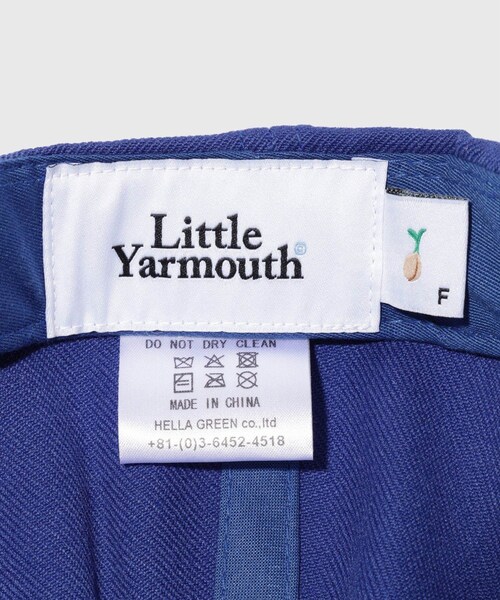 ADAM ET ROPE'（アダムエロペ）の「【Little Yarmouth/リトルヤーマス】AOI Embroidery Cap（キャップ・メンズ・ブルー・F）」の8枚目の写真