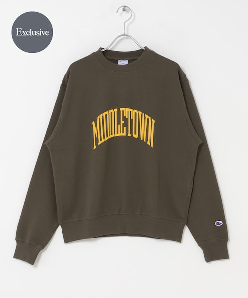 URBAN RESEARCH DOORS(アーバンリサーチドアーズ)の「『別注』Champion×DOORS SWEAT CREWNECK PULLOVER(スウェット・レディース・OATMEAL/O.GRAY/D.GRAY/NAVY・One)」の3枚目の写真