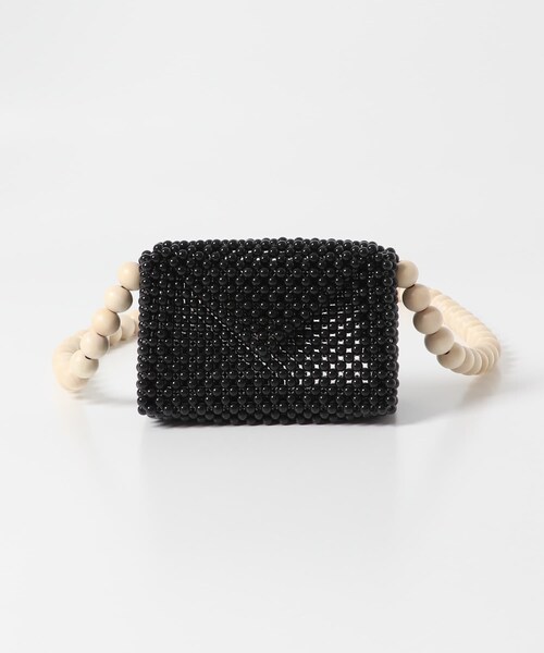 URBAN RESEARCH DOORS（アーバンリサーチドアーズ）の「TOOS　wood ball shoulderbag（ショルダーバッグ・レディース・black・one）」の2枚目の写真