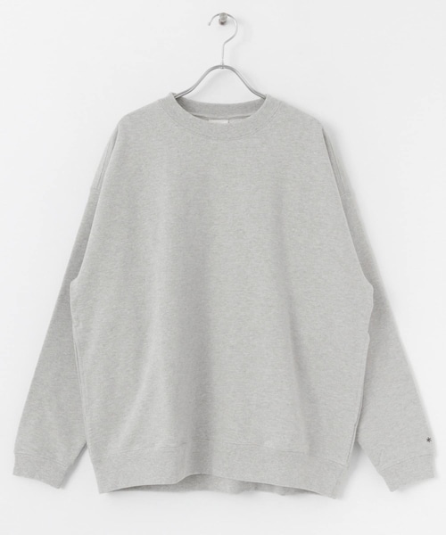 URBAN RESEARCH DOORS（アーバンリサーチドアーズ）の「Snow Peak Apparel　RecycledCottonSweatCrew（スウェット・メンズ・Oatmeal/Black/M.Grey・M/L/XL）」の3枚目の写真
