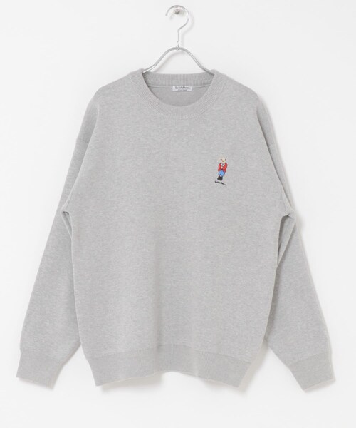 ITEMS URBANRESEARCH（アイテムズ アーバンリサーチ）の「Teddy Bear スウェットライクニット（ニット/セーター・メンズ・OML/BGD/NVY・M/L）」の13枚目の写真