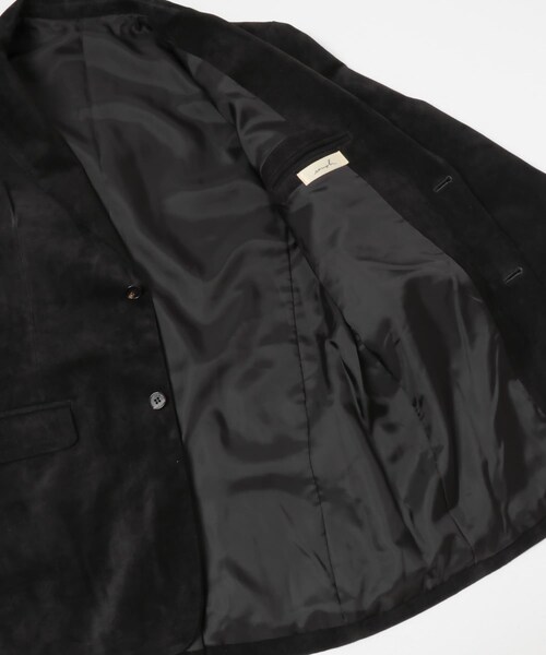 URBAN RESEARCH(アーバンリサーチ)の「semoh Suede Jacket(テーラードジャケット・メンズ・BLACK・2/3)」の9枚目の写真