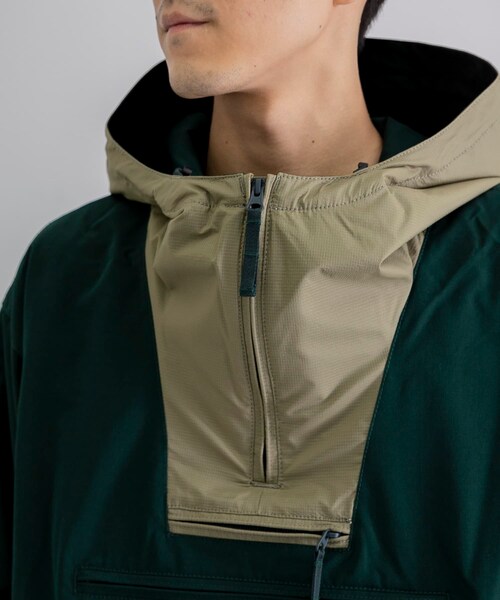 URBAN RESEARCH(アーバンリサーチ)の「DAIWA PIER39 TECH ANORAK PARKA(マウンテンパーカー・メンズ・GREEN/BLACK・M/L)」の17枚目の写真