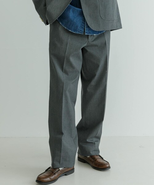 URBAN RESEARCH(アーバンリサーチ)の「FREEMANS SPORTING CLUB BLEECKER TROUSERS(その他パンツ・メンズ・61オリーブ/31グレー/51ネイビー/70カーキ・S/M/L)」の7枚目の写真