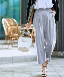 7days Life Styling | ストレッチセミワイドクロップドパンツ（接触冷感）(その他パンツ)