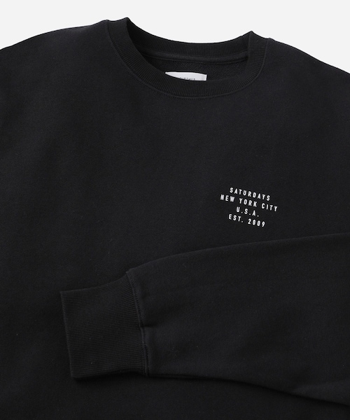 Saturdays NYC（サタデーズ ニューヨークシティ ）の「Bowery Established Crew Sweatshirt（スウェット・レディース・ブラック/ブラウン/グリーン・L/M/S）」の14枚目の写真