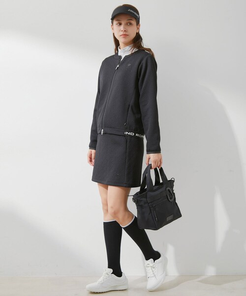 ROPE'(ロペ)の「【セットアップ対応】ロゴモノグラムジャガードAラインスカート(スカート・レディース・ブラック/ホワイト・L/M/S)」の19枚目の写真