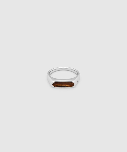 URBAN RESEARCH(アーバンリサーチ)の「Mario Ring Tiger Eye(リング・レディース・SV・48/50/52)」の1枚目の写真
