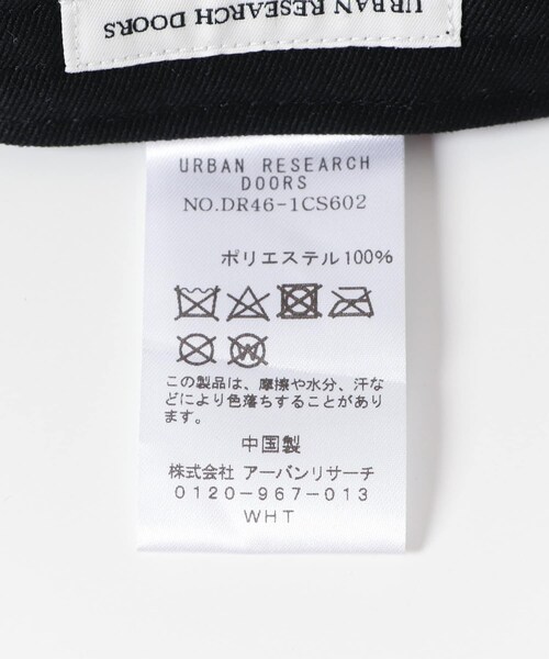 URBAN RESEARCH DOORS（アーバンリサーチドアーズ）の「バケットハット（ハット・メンズ・BLACK/CHARCOAL・-）」の7枚目の写真