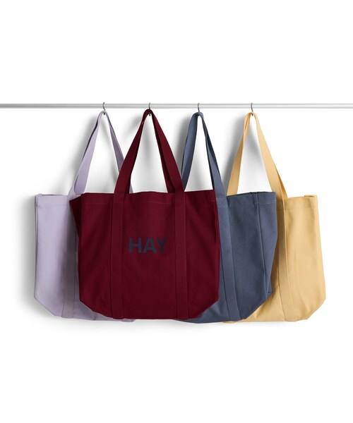 SENSE OF PLACE by URBAN RESEARCH（センスオブプレイスバイアーバンリサーチ）の「HAY　Shopper Bag M（トートバッグ・メンズ・LAVENDER/SoftYellow/Burgundy/SteelBlue・One）」の9枚目の写真