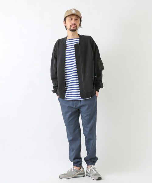 URBAN RESEARCH Sonny Label（アーバンリサーチサニーレーベル）の「裏毛スウェットMA-1ブルゾン（MA-1・メンズ・ライトキャメル/杢グレー/ブラック・M/L）」の10枚目の写真
