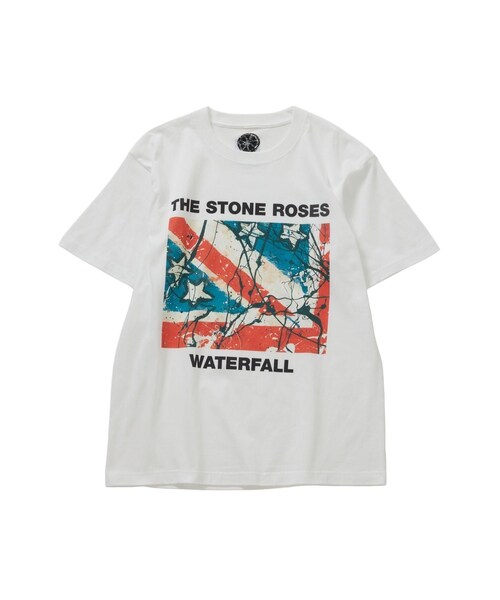bonjour records（ボンジュールレコーズ）の「The Stone Roses/ザ・ストーン・ローゼス for bonjour records Official T-shirt（Tシャツ/カットソー・レディース・スミクロ/ホワイト/ホワイト系/オフホワイト/キナリ/グリーン系/ネイビー系/ブルー/ブルー系/レッド系/ピンク系・L/M/XL/XXL/S）」の19枚目の写真