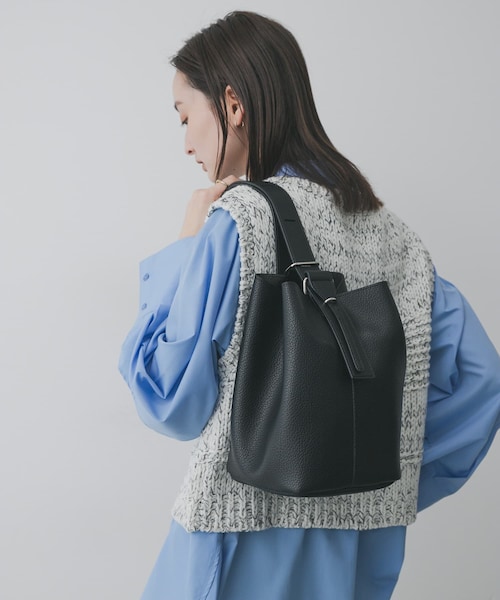 SENSE OF PLACE by URBAN RESEARCH(センスオブプレイスバイアーバンリサーチ)の「マルチショルダースクエアバッグ(ショルダーバッグ・レディース・BLACK/GREIGE/BLUE・One)」の12枚目の写真