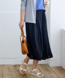 nissen | 【接触冷感】さらひやカットソーワイドパンツ(7分丈)(パンツ)