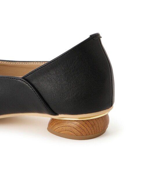 VIS(ビス)の「メタルポイントバブーシュ(パンプス・レディース・ブラック/オフホワイト・L/M/S)」の16枚目の写真